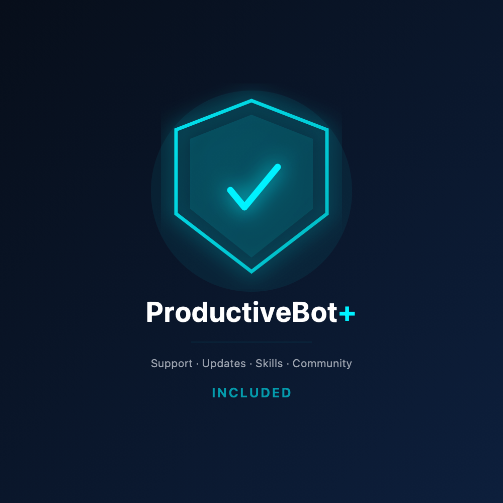 ProductiveBot on the MacBook Pro M5 Max