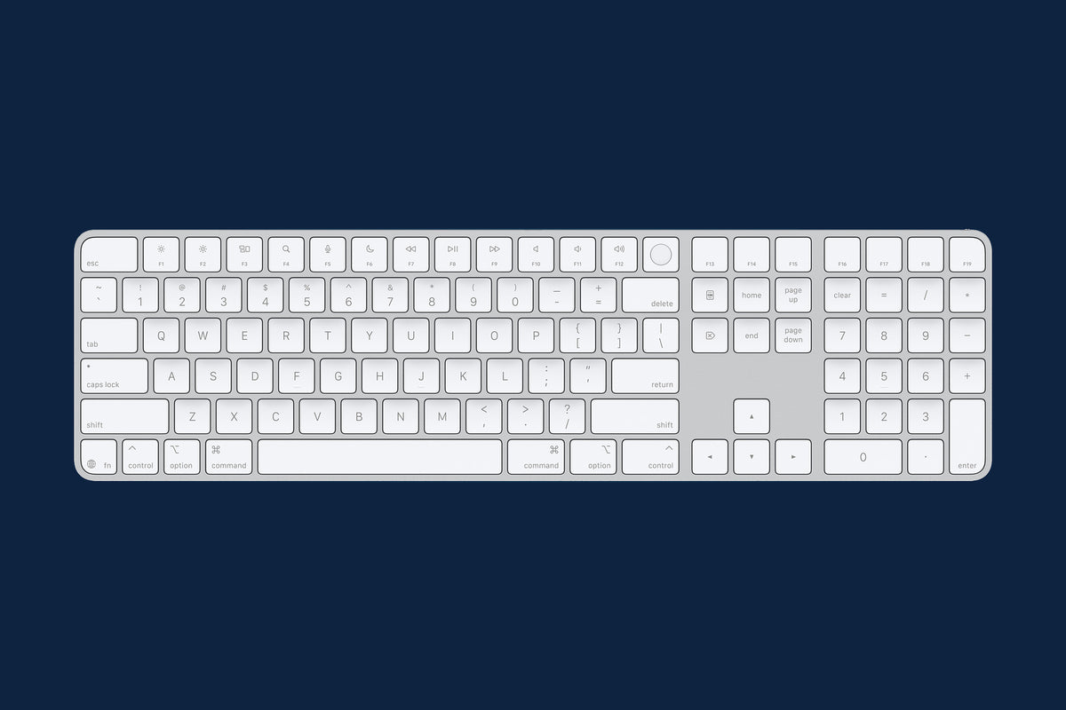 Magic Keyboard with Touch ID and Numeric Keypad